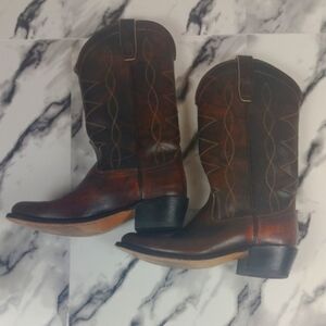 Vintage Leather Western Boots size‎ 7.5
